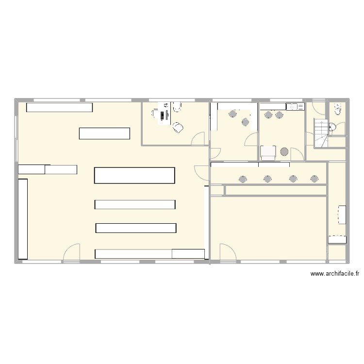 marnaz . Plan de 11 pièces et 188 m2