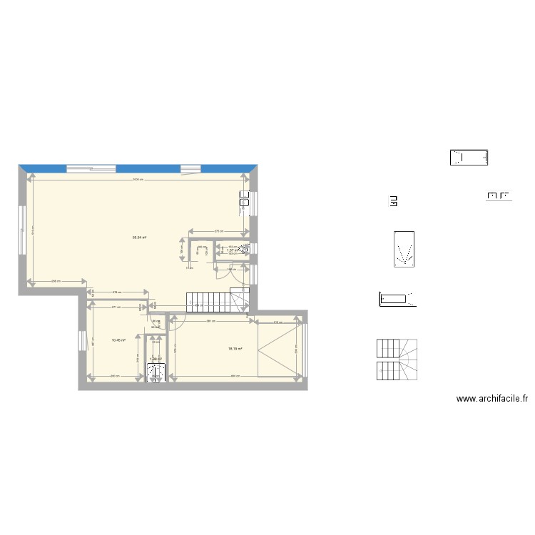 CAURIER. Plan de 0 pièce et 0 m2