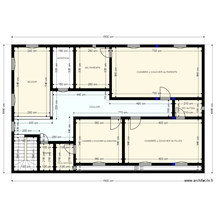 T15 R1 Client32111705 R1 sejour etage. Plan de 0 pièce et 0 m2