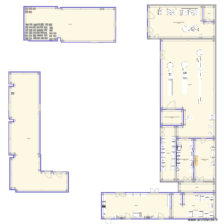 Projet Cuisines HL v9. Plan de 0 pièce et 0 m2