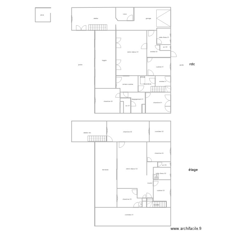 veie am. Plan de 0 pièce et 0 m2