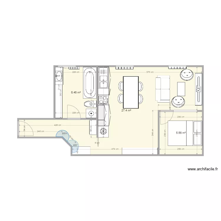 Nouveau Appt Marianne. Plan de 