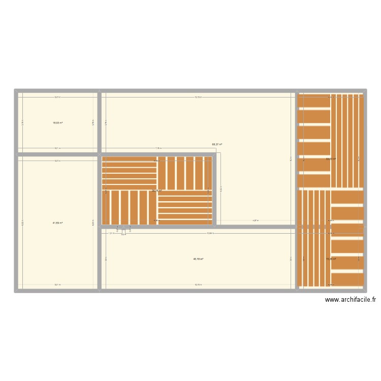 ANGERS. Plan de 7 pièces et 254 m2