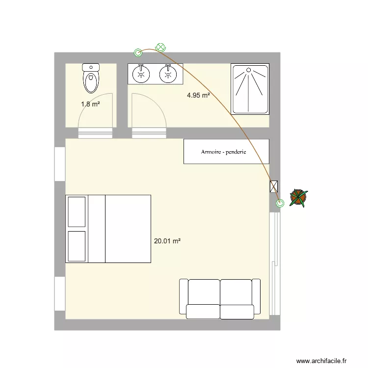 Bungalow. Plan de Bungalow. Plan de