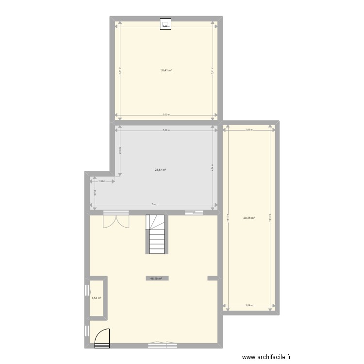 Rénov House. Plan de 5 pièces et 136 m2