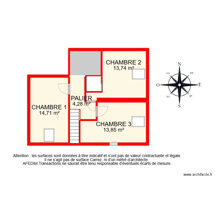 BI 7978 ETAGE 2. Plan de 0 pièce et 0 m2