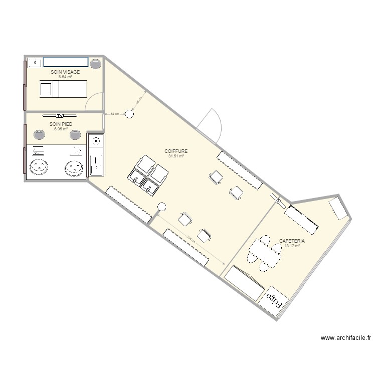 SALON. Plan de 0 pièce et 0 m2