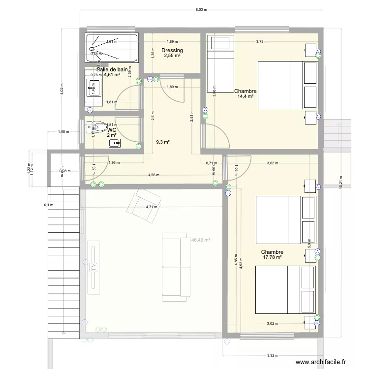 Maison Moorea. Plan de Maison Moorea. Plan de