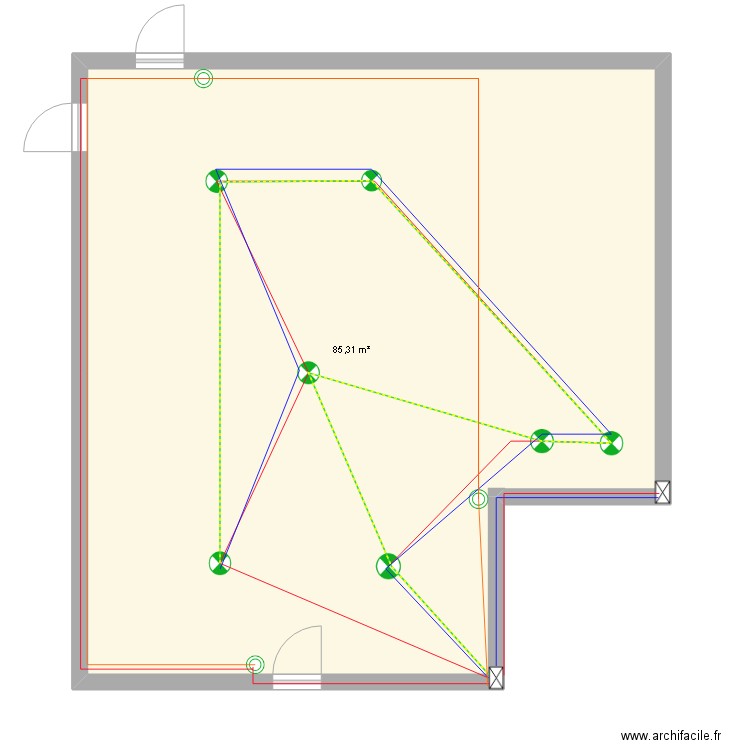 chez moi. Plan de 0 pièce et 0 m2