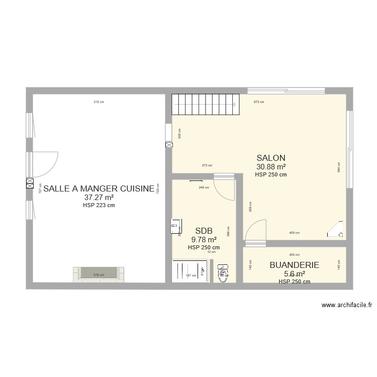 maison EXTENSION. Plan de 0 pièce et 0 m2