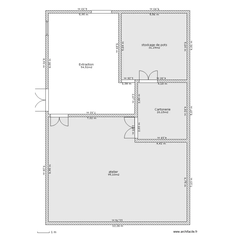 miellerie 3. Plan de 