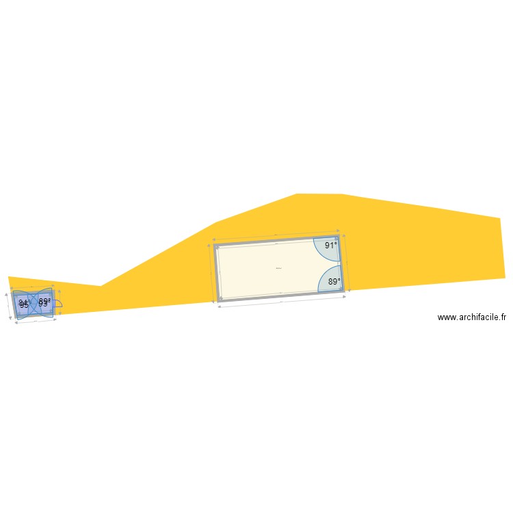 local cauterets1. Plan de 2 pièces et 121 m2