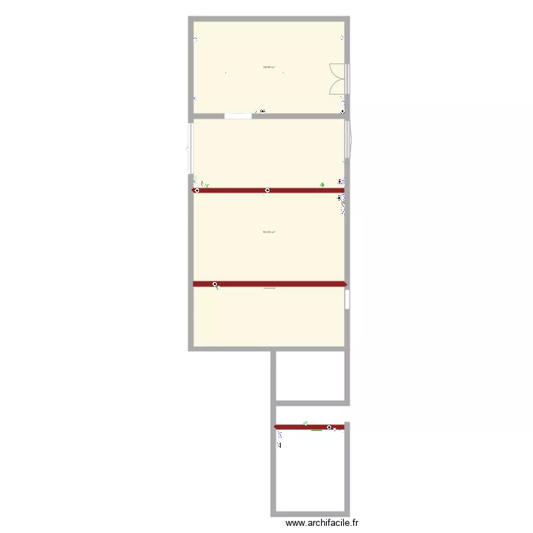 &eacute;lectricit&eacute; granges . Plan de 