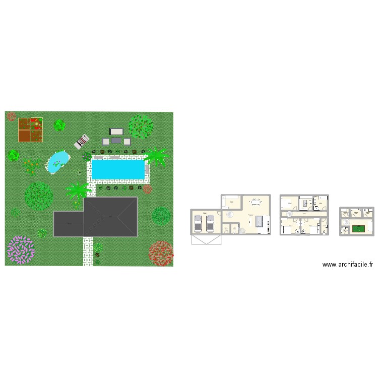 maison de reve . Plan de 19 pièces et 314 m2