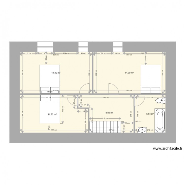 medie 18. Plan de 0 pièce et 0 m2