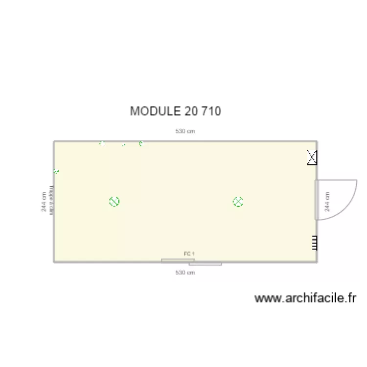 MODULE 20 710. Plan de 