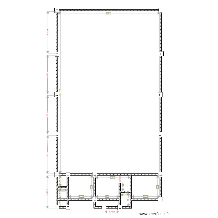 FGM LUBENDO. Plan de 9 pièces et 310 m2