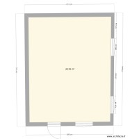 plan garage  dalle