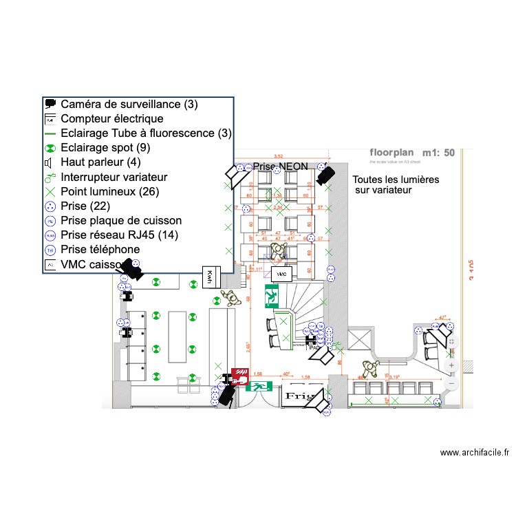 PLAN PIZZERIA PROFEU. Plan de 0 pièce et 0 m2