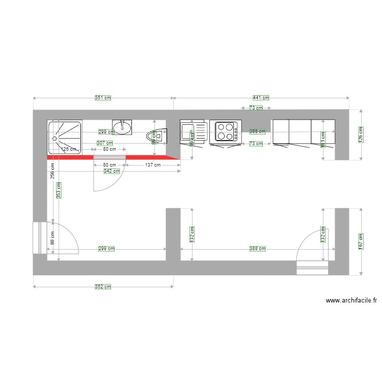 Saint Guidon 28 1er droit. Plan de 0 pièce et 0 m2