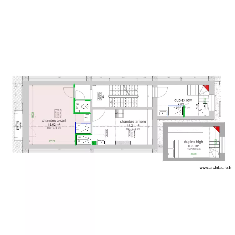 COURONNE 127. Plan de 