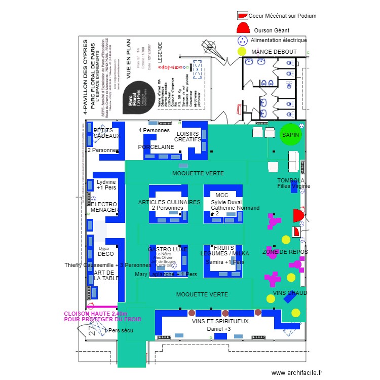 Cyprès 3. Plan de 0 pièce et 0 m2