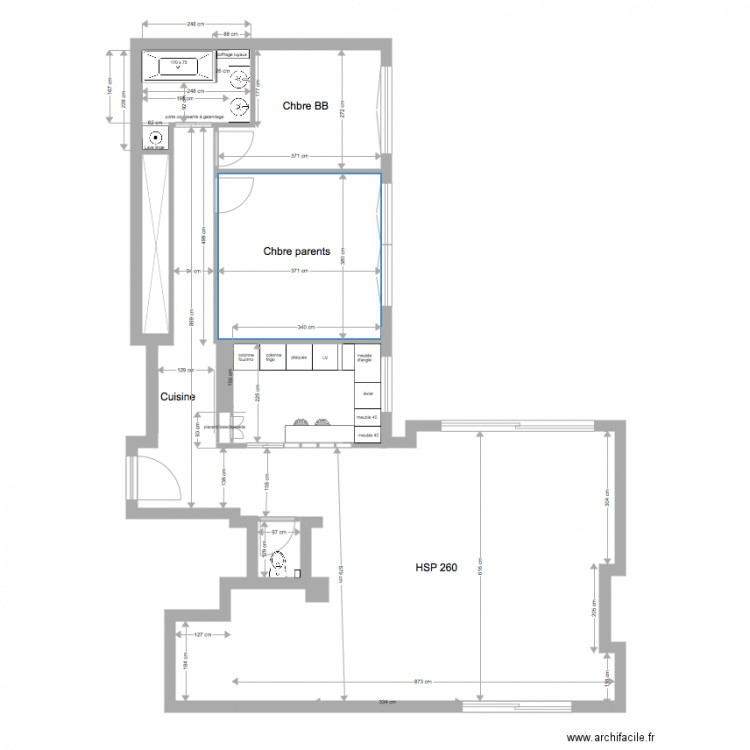 Selle cuisine 1 juin 2 . Plan de 0 pièce et 0 m2