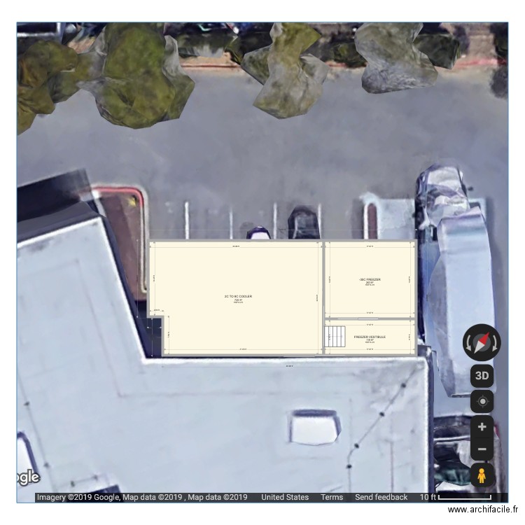 CRB Google Earth. Plan de 0 pièce et 0 m2