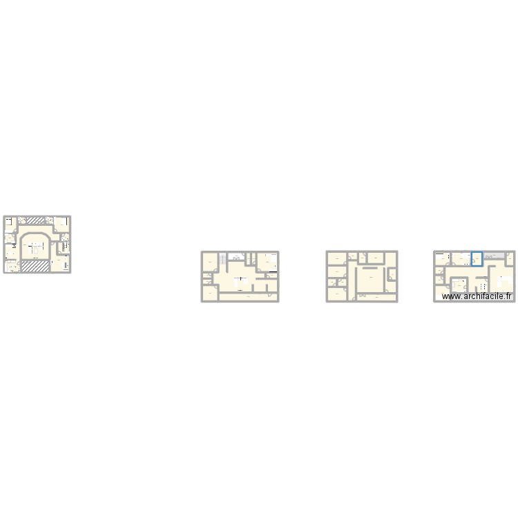 ma maison. Plan de 45 pièces et 875 m2