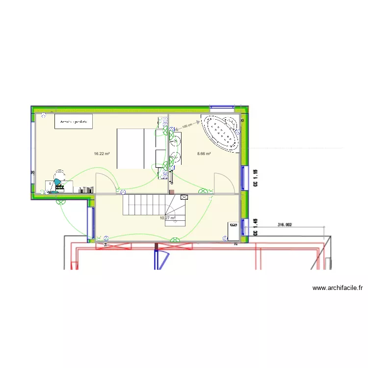 Julie F&egrave;vre Circuit lumi&egrave;re RDC. Plan de 