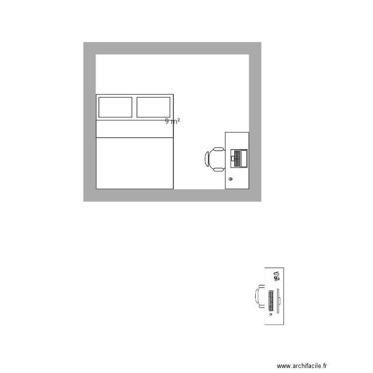 Pièce . Plan de 0 pièce et 0 m2