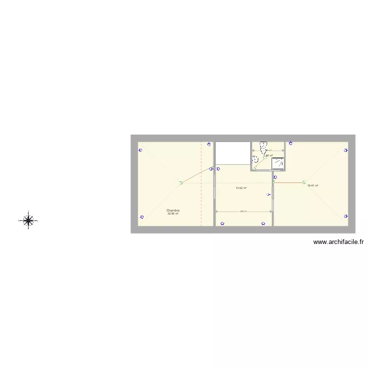 Etage Villemaigre Avril 2019 Bis. Plan de 
