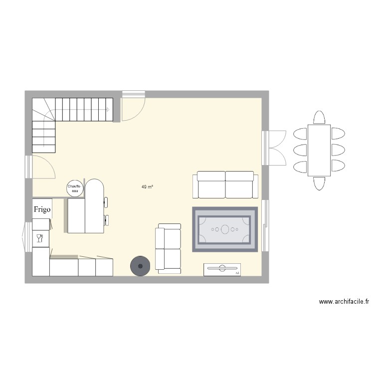 Home. Plan de 0 pièce et 0 m2