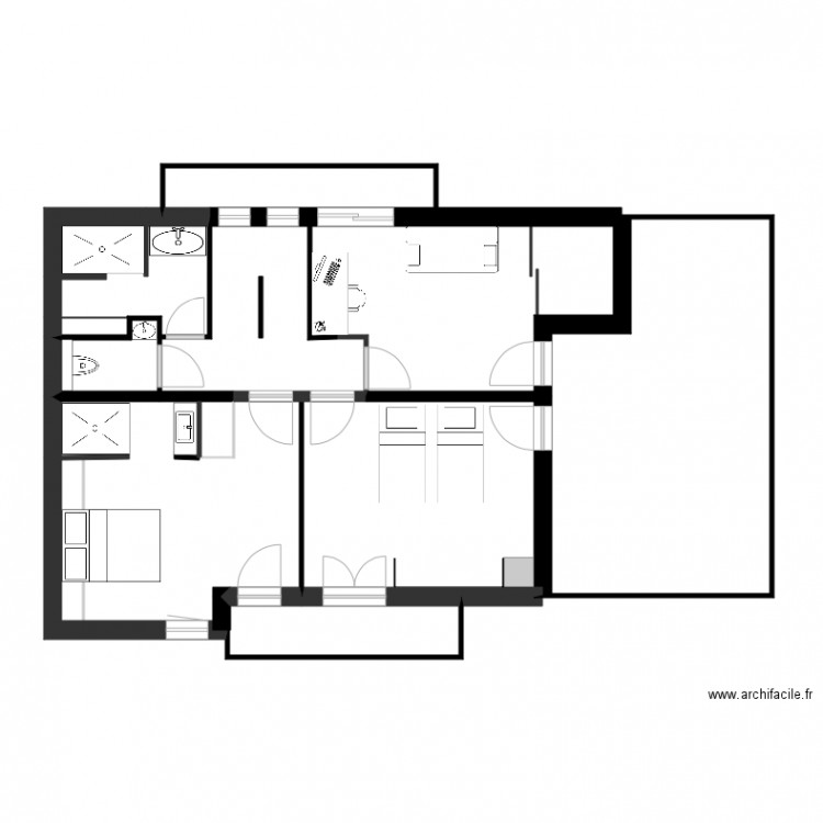 BEAUFORT étage. Plan de 0 pièce et 0 m2