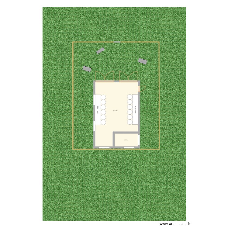 NAC Charmeval. Plan de 0 pièce et 0 m2