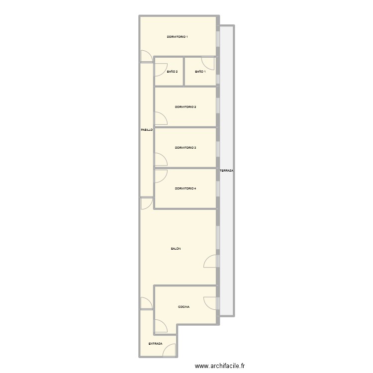 CL ZGZ 70 72 3B. Plan de 11 pièces et 111 m2