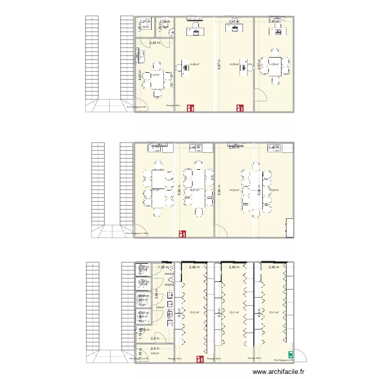 EIFFAGE CROUS MADELEINE. Plan de 