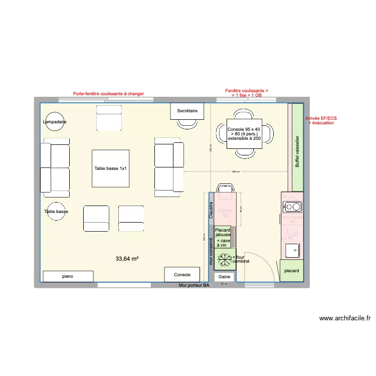 Cuisine arclinea plan 180 . Plan de Cuisine arclinea plan 180 . Plan de
