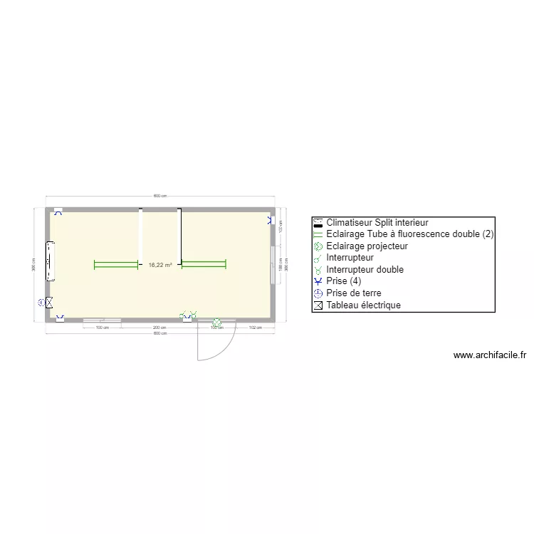 Box 6x6 - Option Clim. Plan de Box 6x6 - Option Clim. Plan de