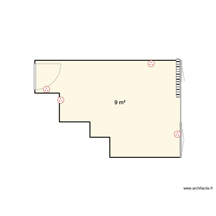 Plan petite chambre. Plan de 0 pièce et 0 m2 Plan petite chambre. Plan de 0 pièce et 0 m2