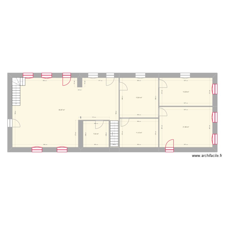 ROUSSET. Plan de 12 pièces et 277 m2