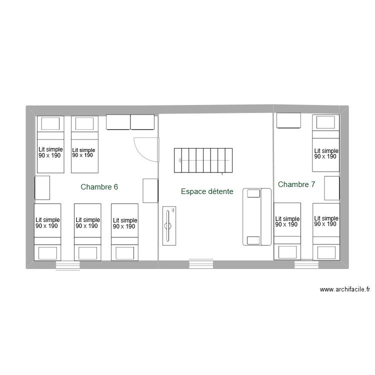 MINOTERIE 2ème étage. Plan de 0 pièce et 0 m2