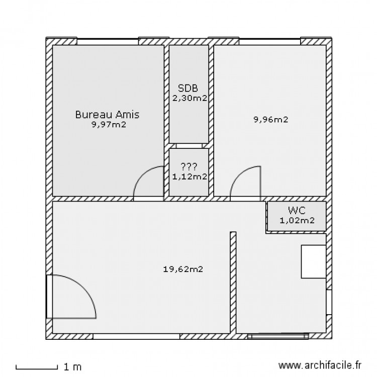 Maison du Lac echelle. Plan de 0 pièce et 0 m2