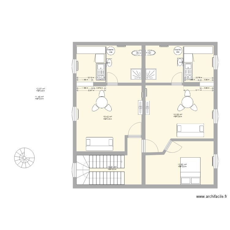 jean jaures. Plan de 0 pièce et 0 m2