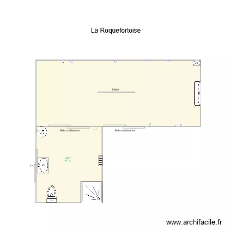 La Roquefortoise. Plan de 