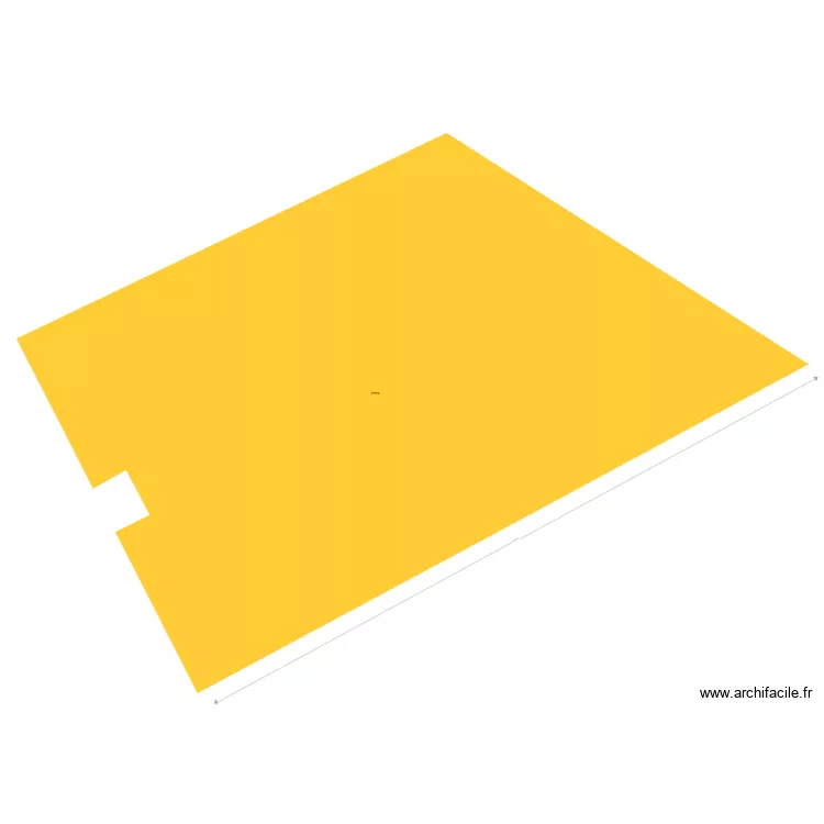 Cadastre 875 m2. Plan de 
