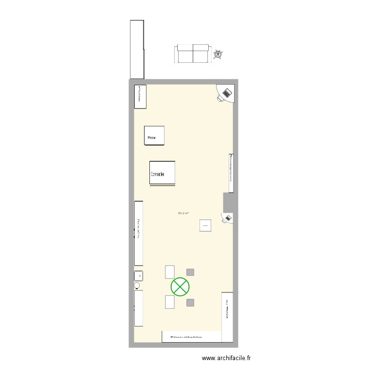 ATELIER. Plan de 0 pièce et 0 m2