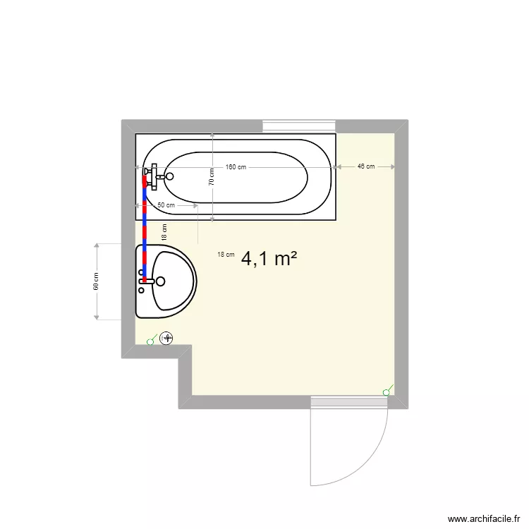 MALATRAY Existant. Plan de MALATRAY Existant. Plan de