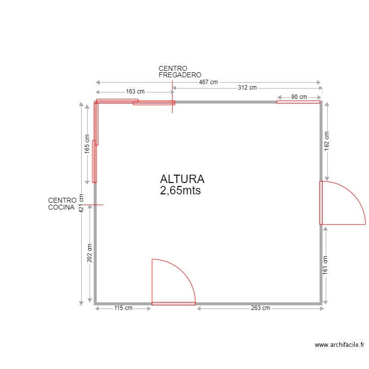 CHRISTOPHER GEORGE COCINA. Plan de 0 pièce et 0 m2