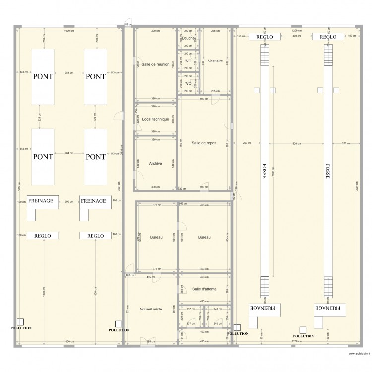 PL interieur 2 1 Batiment. Plan de 0 pièce et 0 m2